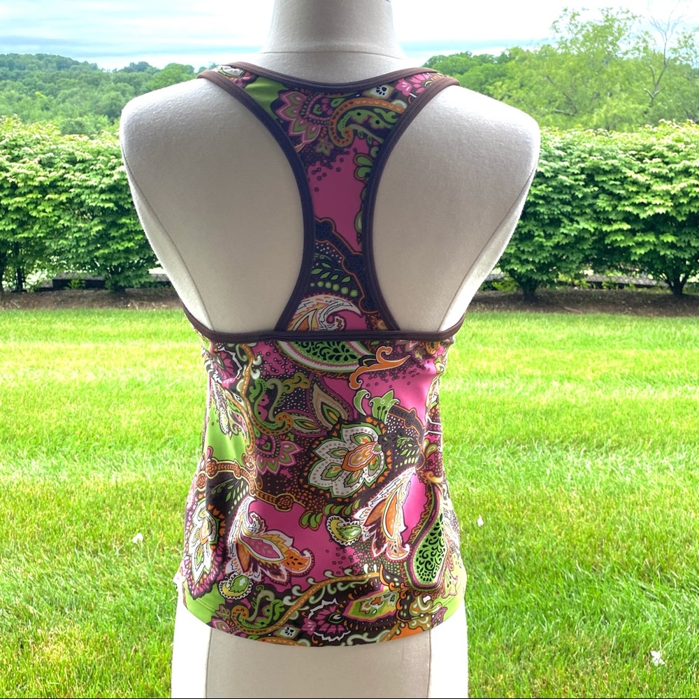 Athleta Racer Back Tank Top Multi Color Medium - Picture 6 of 15